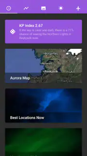 My Aurora Forecast & Alerts screenshot 1