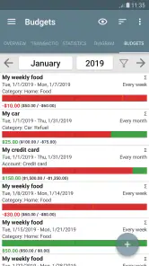 My Budget Book screenshot
