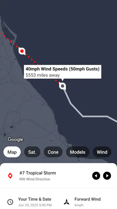 My Hurricane Tracker & Alerts screenshot 1