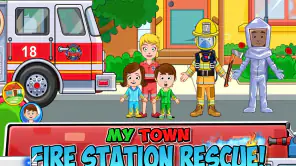 My Town : Fire station Rescue screenshot 1