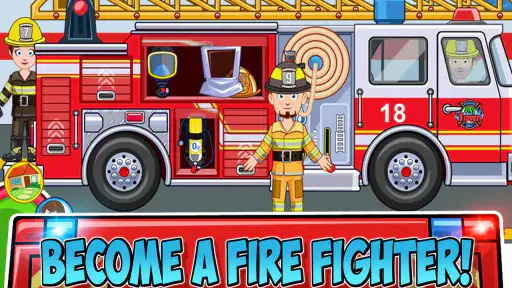 My Town : Fire station Rescue screenshot 3