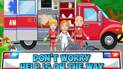 My Town : Fire station Rescue screenshot 8