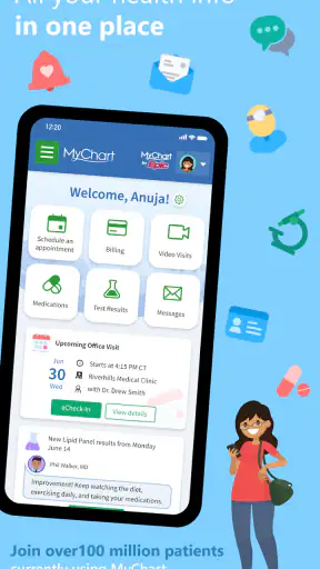 MyChart screenshot 1