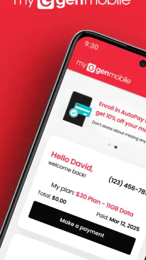 MyGenMobile App screenshot 1