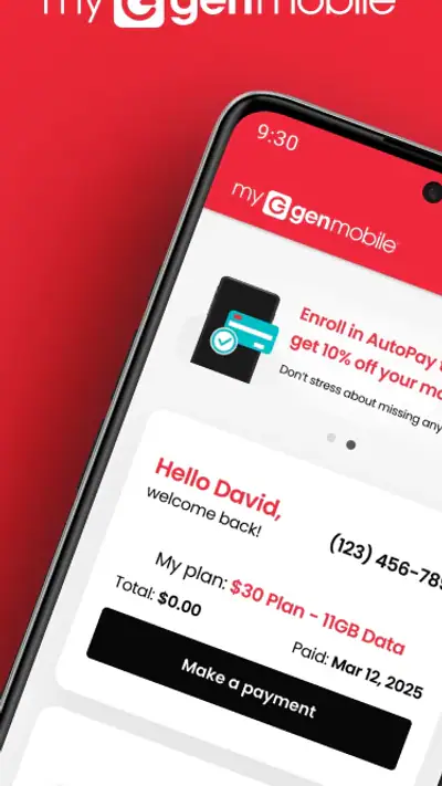 MyGenMobile App screenshot 1