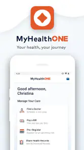 MyHealthONE screenshot