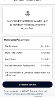 MyINFINITI App screenshot 4
