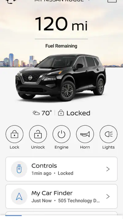 MyNISSAN® screenshot 1