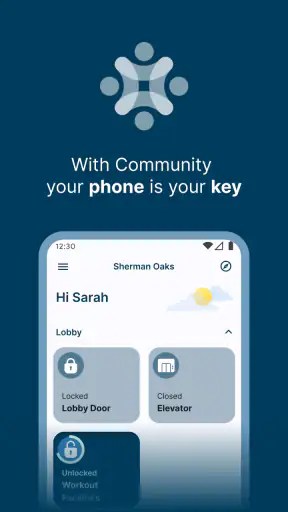 myQ Community screenshot 1