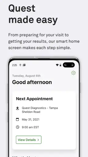 MyQuest for Patients screenshot 1