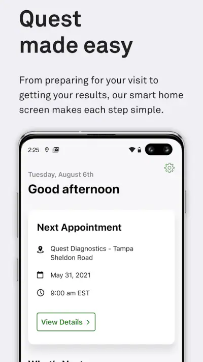 MyQuest for Patients screenshot 1