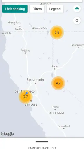 MyShake Earthquake Alerts screenshot 1