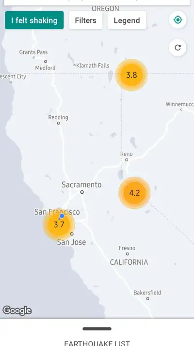 MyShake Earthquake Alerts screenshot 1