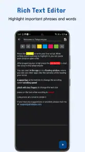 Nano Teleprompter screenshot