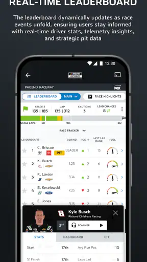 NASCAR MOBILE screenshot 1