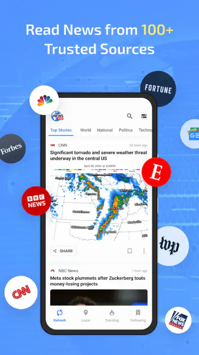 NewsNow Home: Breaking & Local screenshot 1