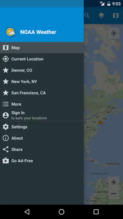 NOAA Weather & Tides screenshot 1