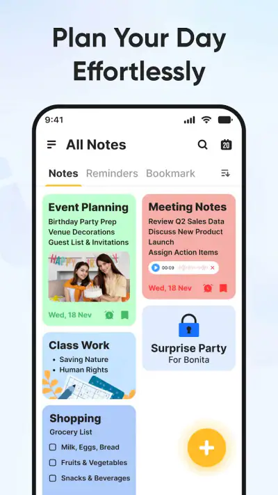 Notepad, Notebook, Notes app screenshot 1