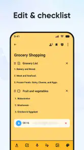 Notepad, Notebook, Notes app screenshot