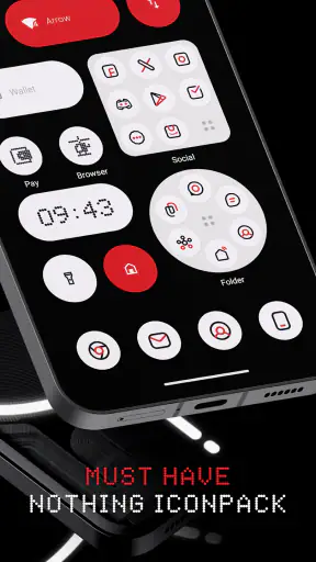 Nothing Icon Pack : Line screenshot 1