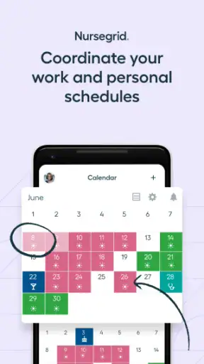 NurseGrid: Nursing Calendar screenshot 1