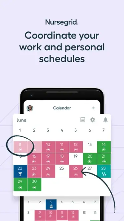 NurseGrid: Nursing Calendar screenshot 1
