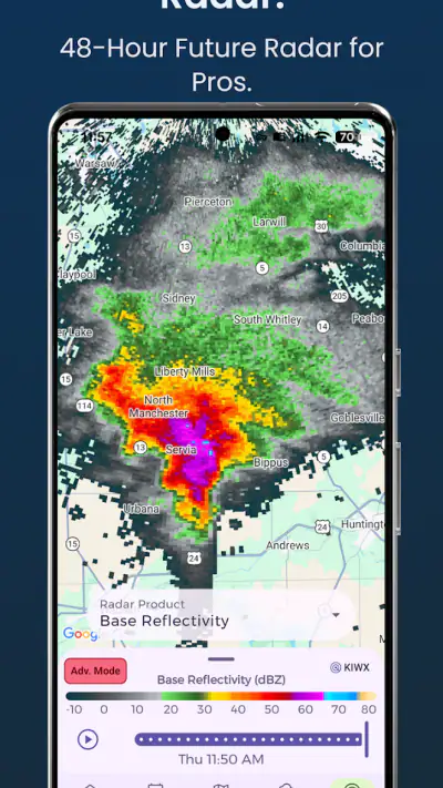 NWS Weather Report screenshot 1
