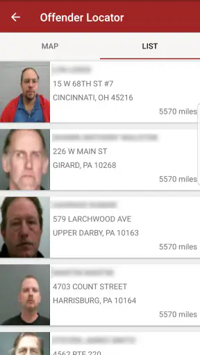 Offender Locator screenshot 1