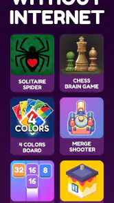100+ Offline Games No WiFi Fun screenshot