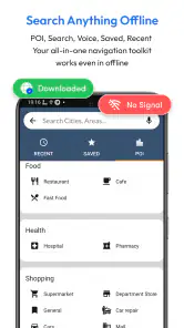 Offline Map Navigation screenshot