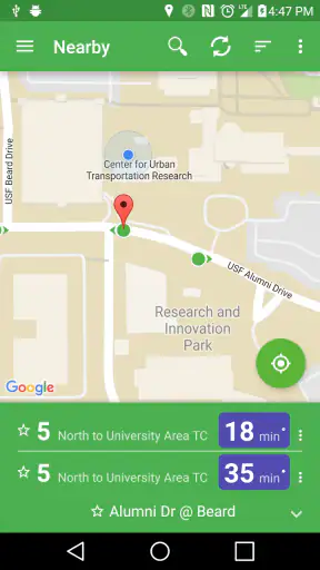 OneBusAway screenshot 1