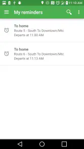 OneBusAway screenshot