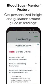 ​OneTouch Reveal® app screenshot
