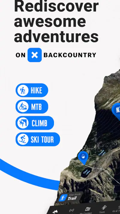 onX Backcountry Trail Maps GPS screenshot 1