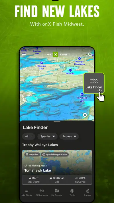 onX Fish: Midwest Fishing App screenshot 1