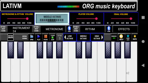 ORG Music Keyboard Simulator screenshot 4