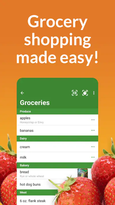 Our Groceries Shopping List screenshot 1