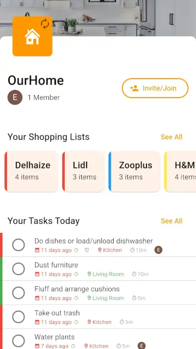 OurHome screenshot 1