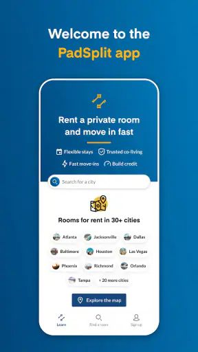 PadSplit: Rooms for rent screenshot 1