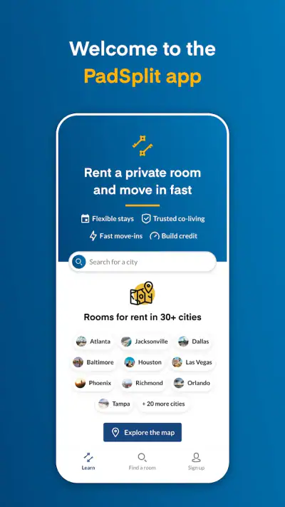 PadSplit: Rooms for rent screenshot 1
