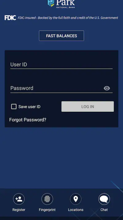 Park National Bank screenshot 1