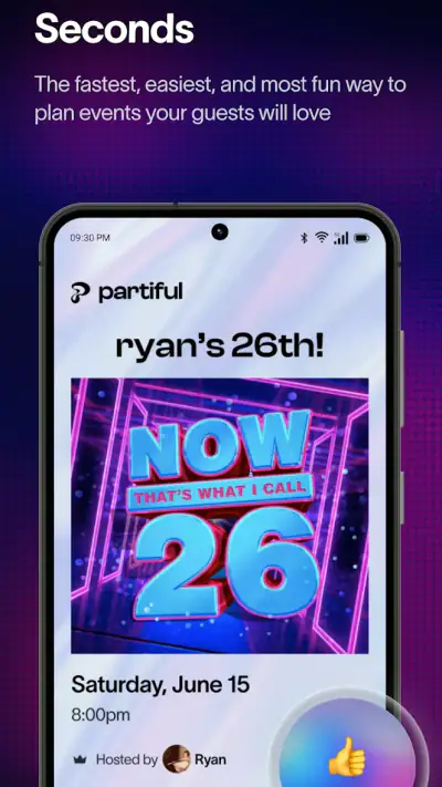 Partiful: Party Invite Maker screenshot 1