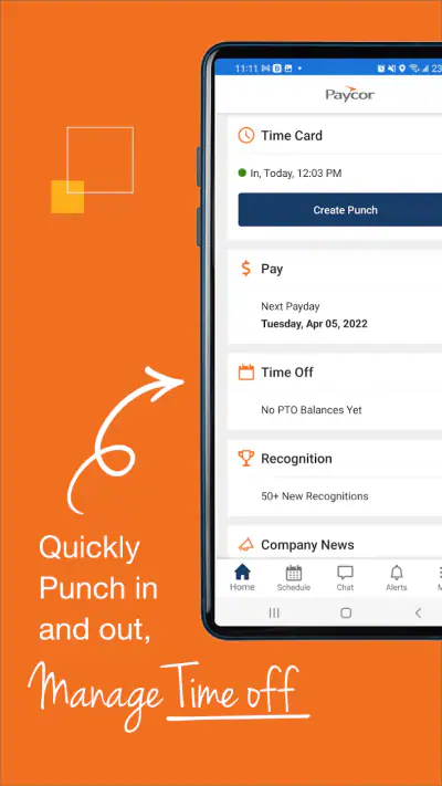 Paycor Mobile screenshot 1