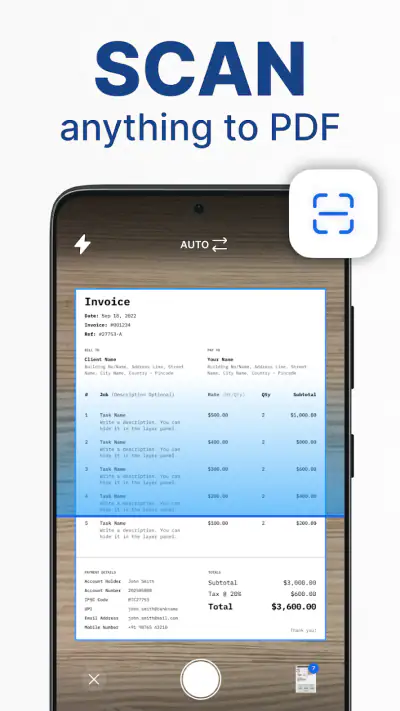 PDF Scanner App: Document Scan screenshot 1