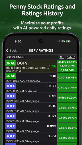 PennyGems: Screen Penny Stocks screenshot 1
