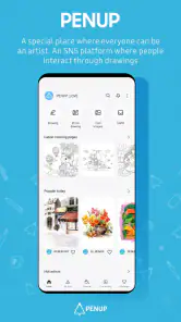 PENUP – Drawing-sharing SNS screenshot