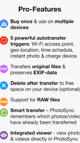 PhotoSync Bundle Add-On screenshot