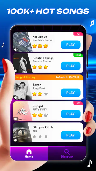 Piano Level 9: Beat Music Rush screenshot 1