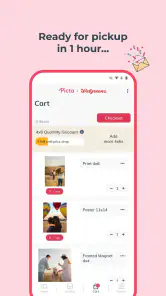 Picta x Walgreens Photo Print screenshot