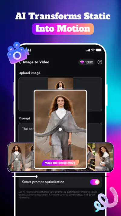 PicVivid: AI Video Maker screenshot 1